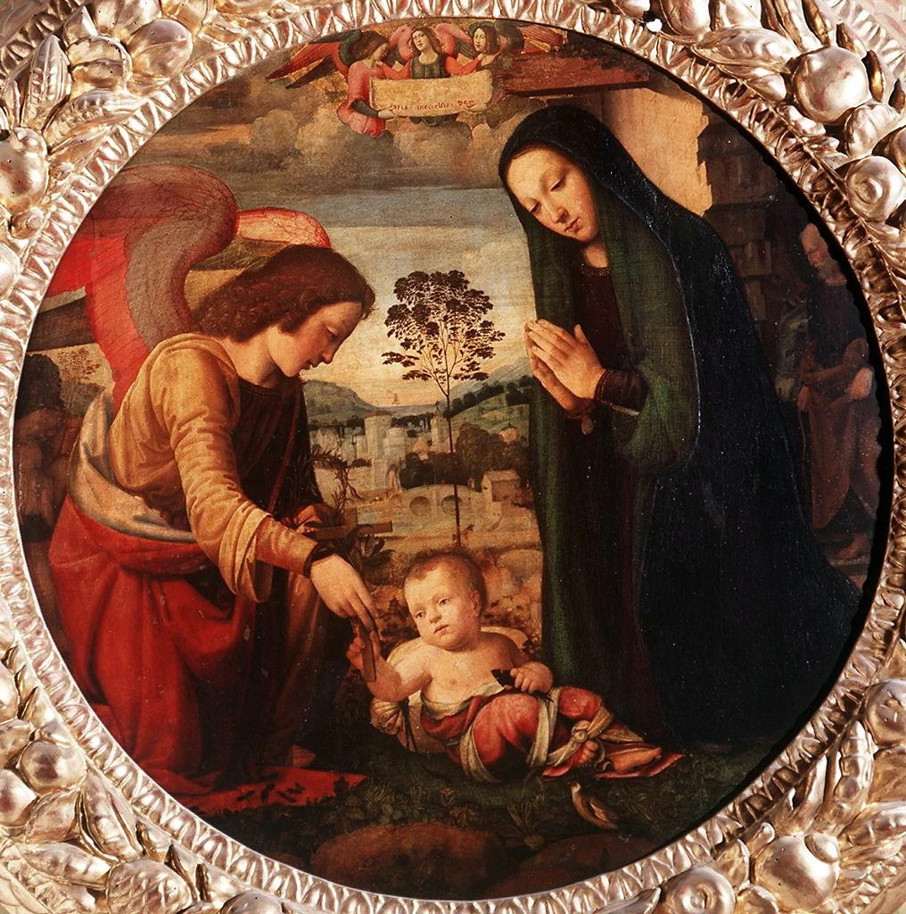 Adorazione del Bambino - Galleria Palatina, Sala di Prometeo, Firenze 1